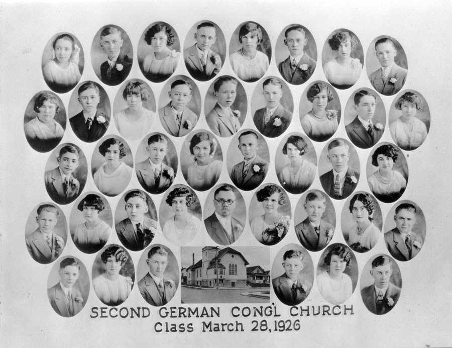 Second German Congregational Church Confirmation Class of March 28, 1926