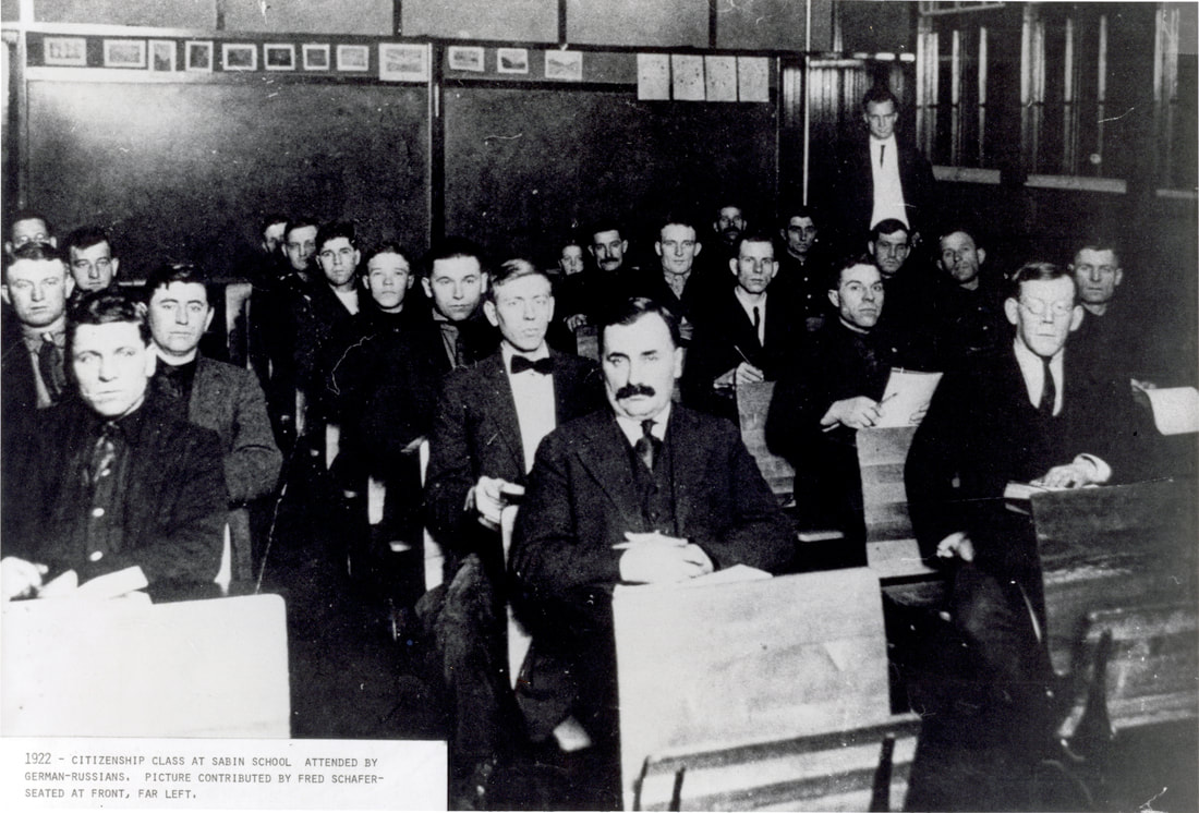 1922 Citizenship Class held at Sabin School