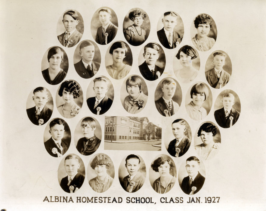 Albina Homestead School Class of January 1927