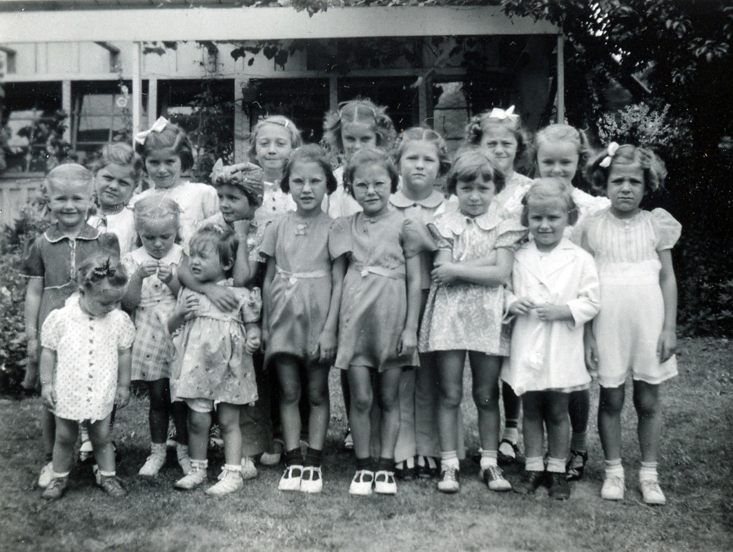 Second German Church Sunday School Class in 1940 or 1941