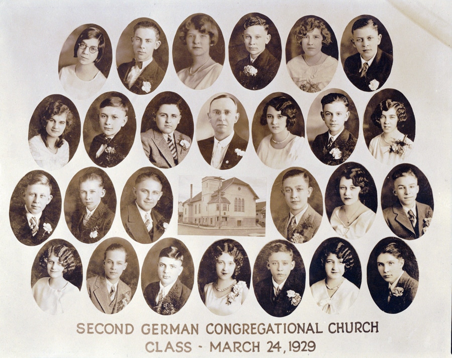 Second German Congregational Church Confirmation Class of 1929