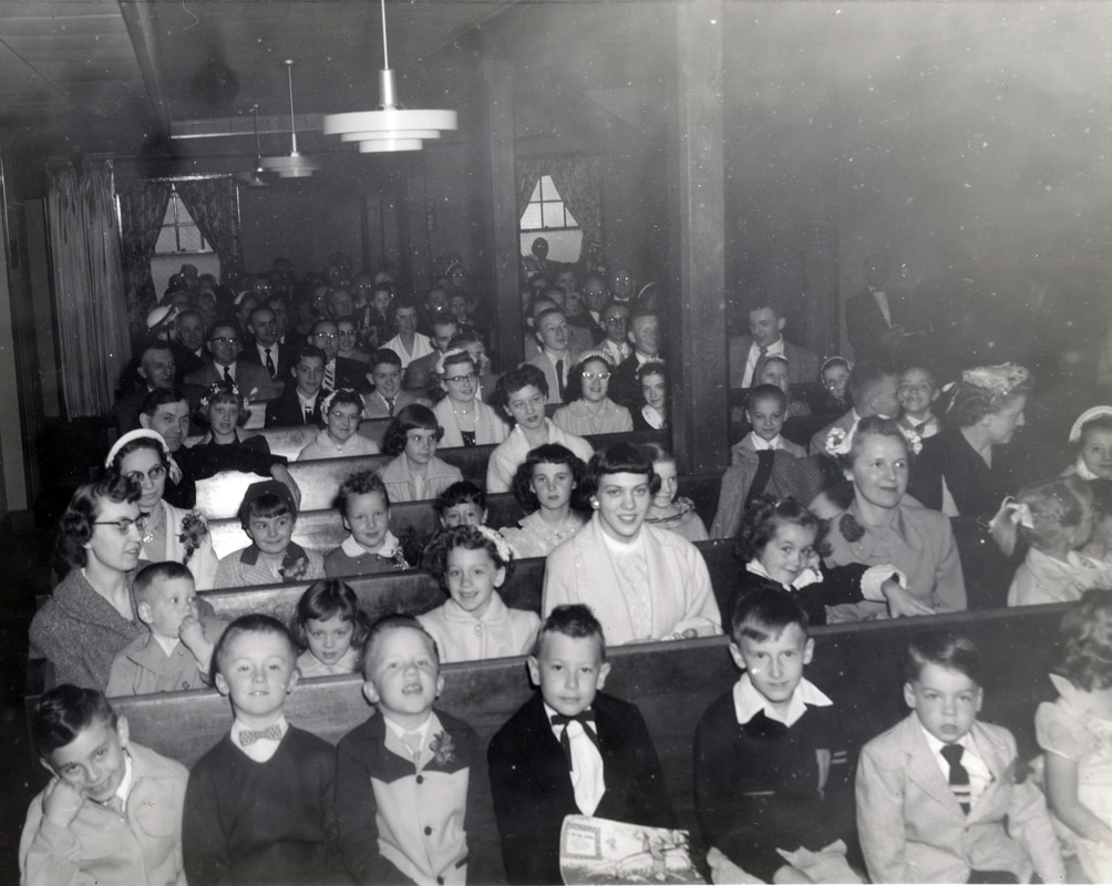 Second German Church Sunday School Class in 1953