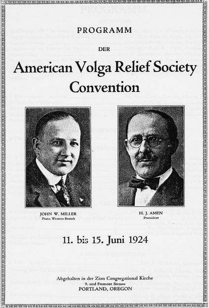 Volga Relief Society Convention 1924 in Portland