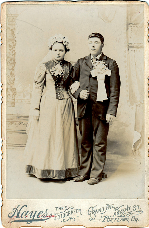 Katherine Elizabeth Repp and Ludwig Miller wedding photograph courtesy of Shanna Minarik.
