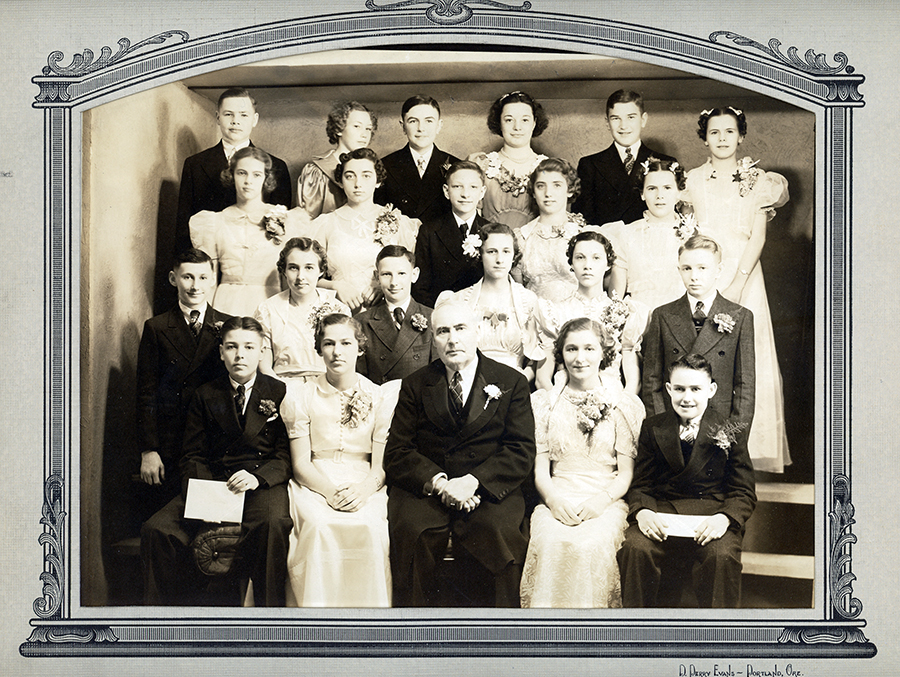Zion German Congregational Church Confirmation Class of 1938