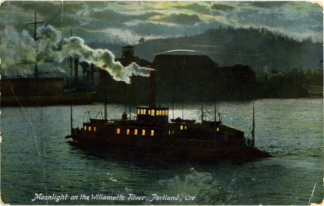 The Albina ferry circa 1918