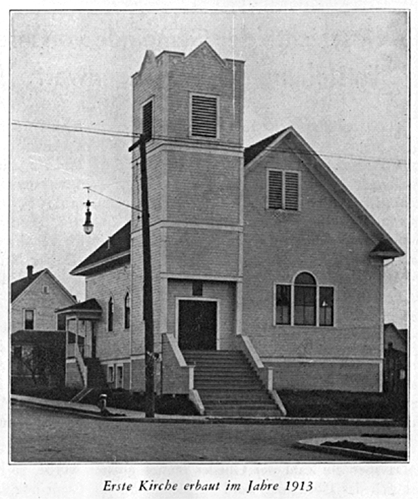 Second German Congregational Church in 1913