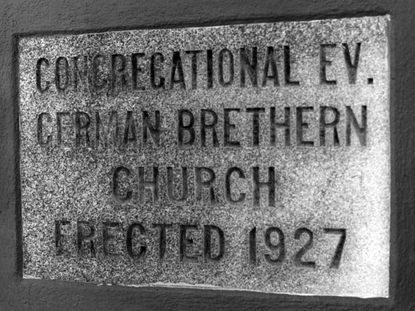 German Evangelical Congregational Brethren Church Cornerstone