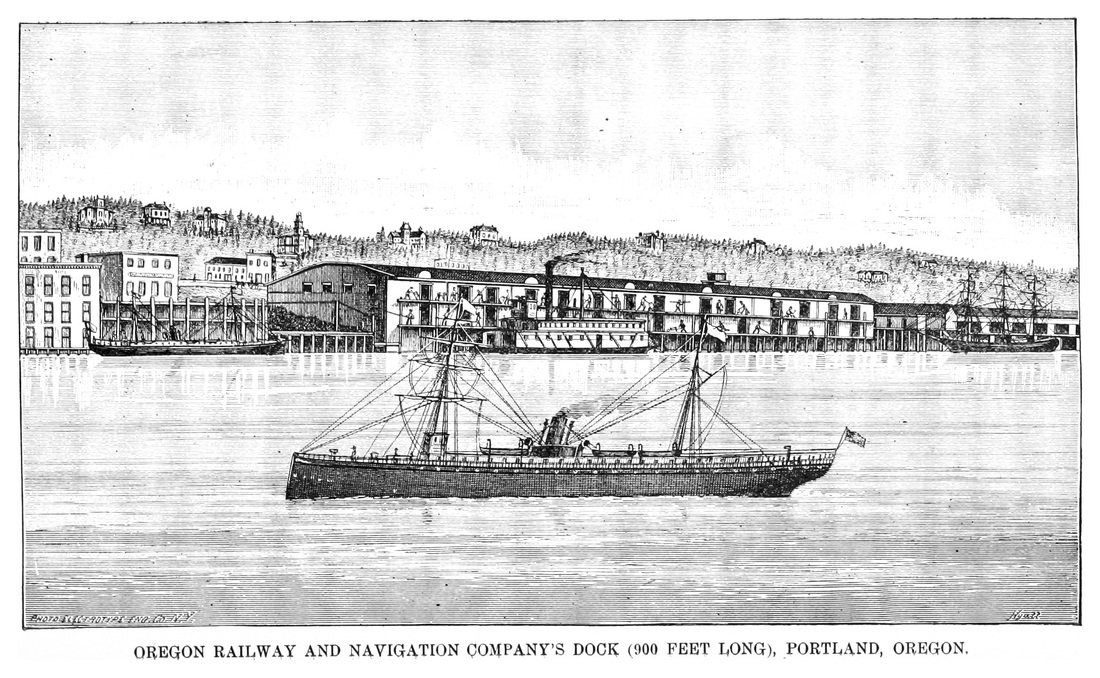 O.R. & N. Co. Docks 1882