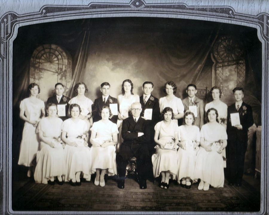 German Evangelical Congregation Brethren Church Confirmation Class of 1932