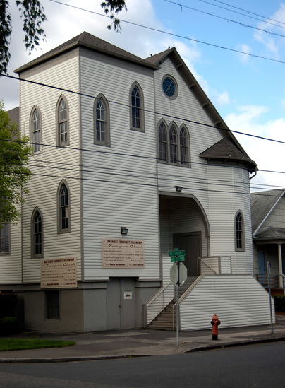 Former Ebenezer church on NE 7th and Stanton