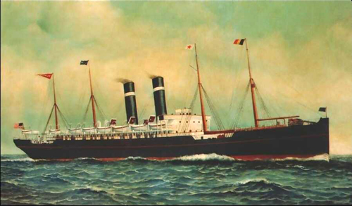 The steamship Kroonland in 1903. Source: Wikipedia.com