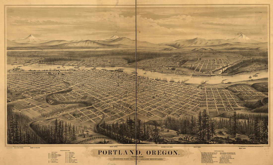 Portland 1879 (showing Albina)