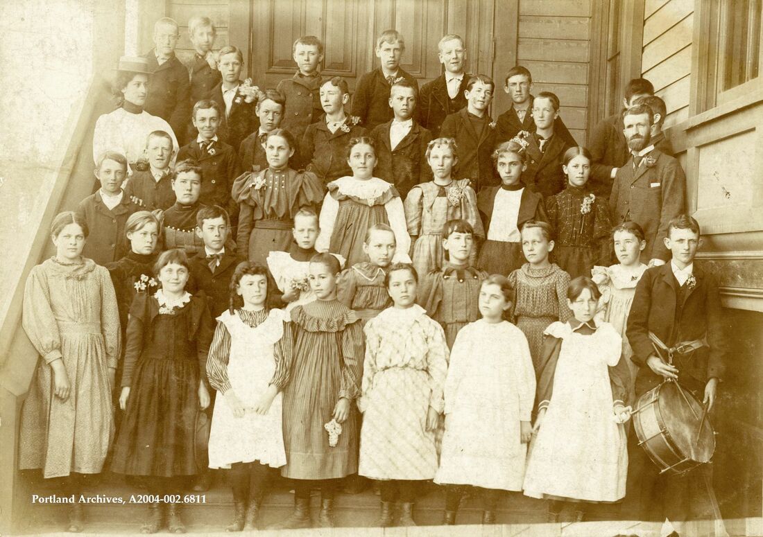 Albina Homestead School circa 1896
