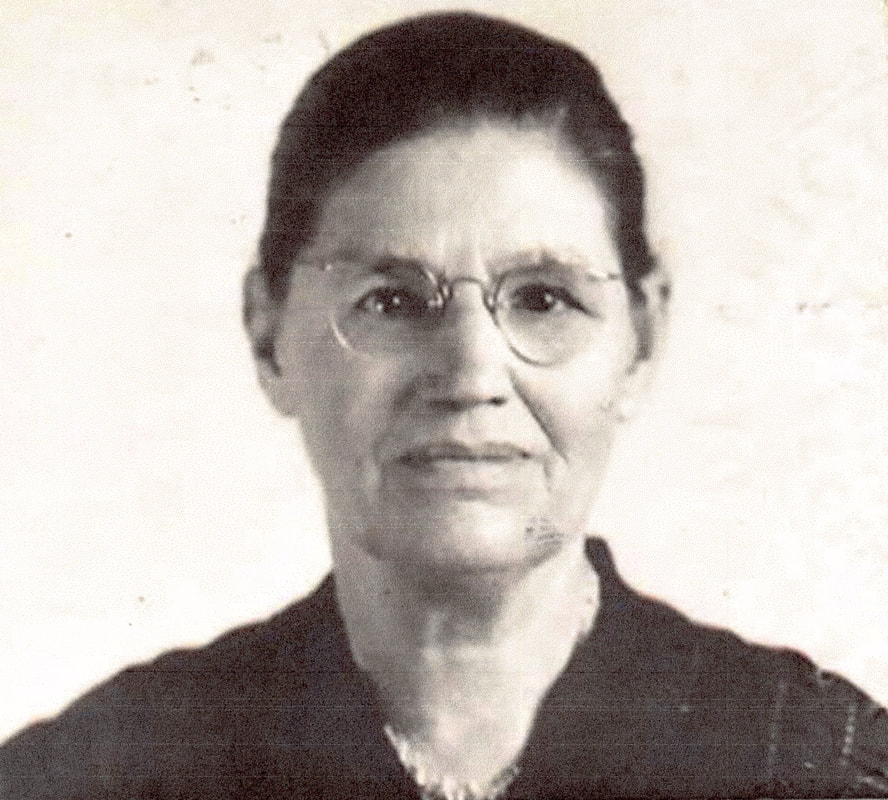 Portrait photo of Amalie Seder Hohnstein from her U.S. Naturalization document. Courtesy of Georgia Hohnstein Conway.