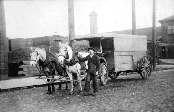 George Conrad Scheidemann at Union Station circa 1907