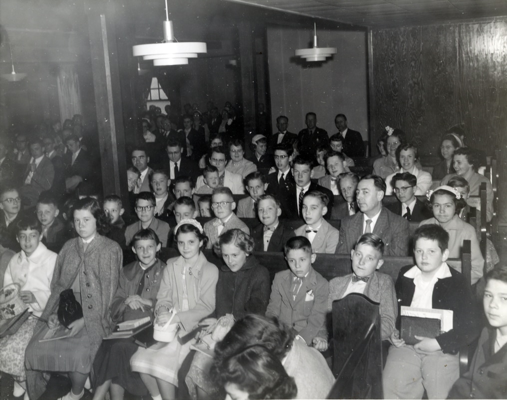 Second German Church Sunday School Class in 1953