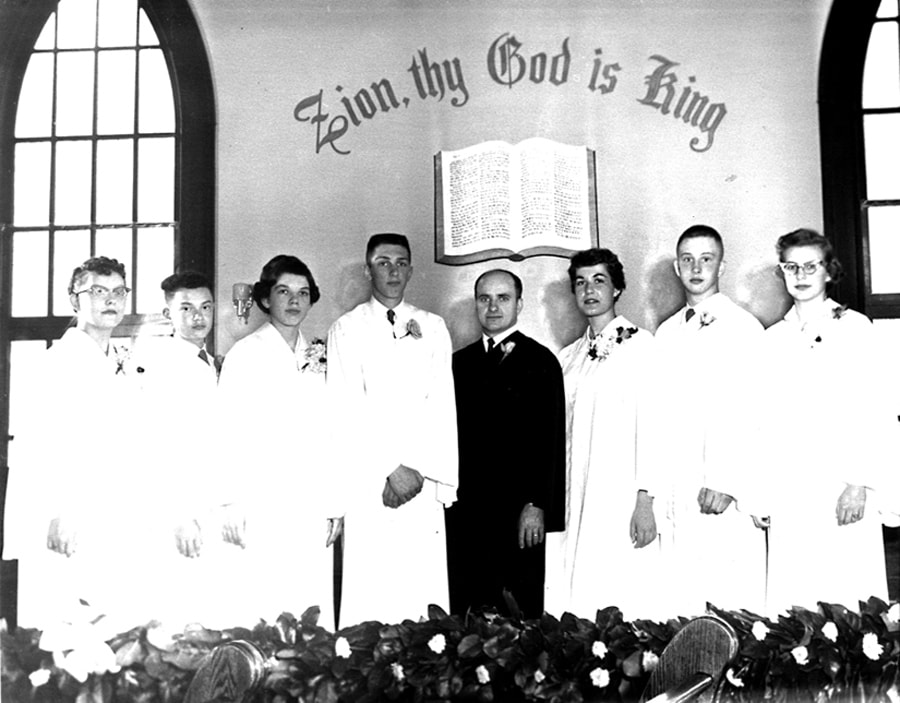 Zion Congregational Church Confirmation Class of 1958